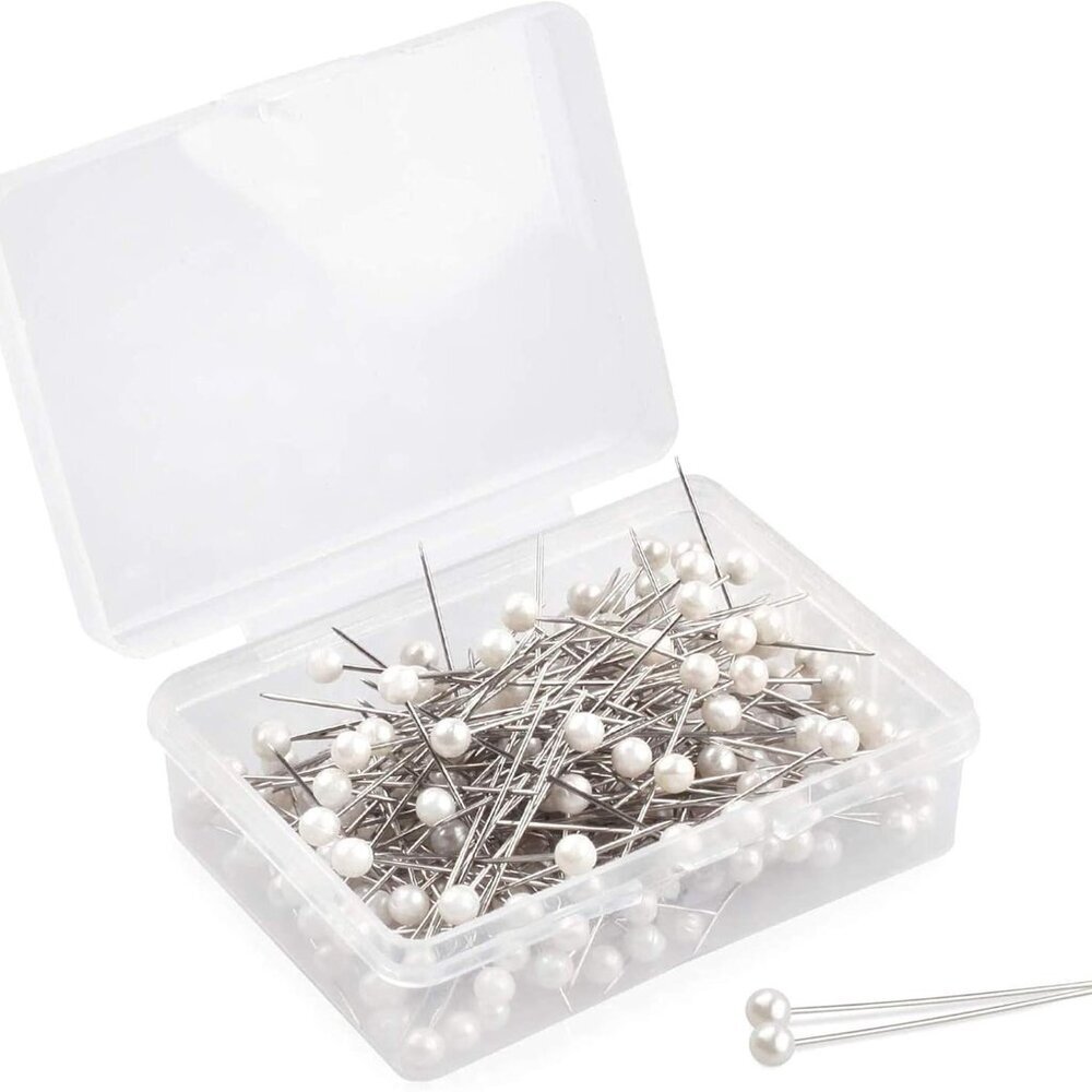 Push Pins, Map pins 600 PCS 1.5 in Pearlized Ball Head Pins Straight Pins Sewing